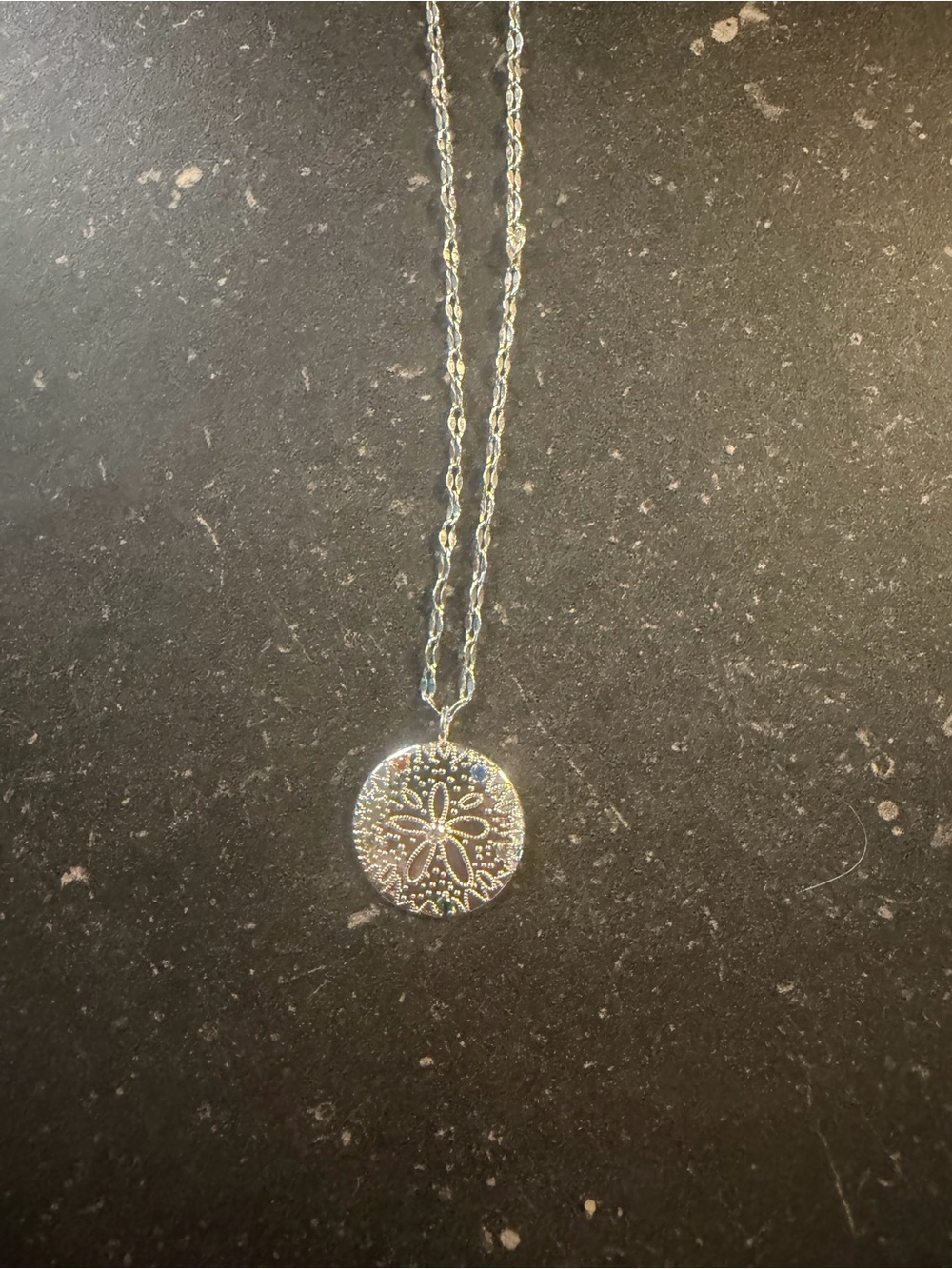 Silver Sand Dollar Pendant Necklace - Women's Jewelry